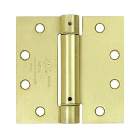 Patioplus Spring Hinge - 4.5 x 4.5 in. - Brushed Brass PA3847615